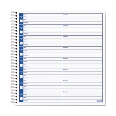 Tops Products BOOK, VOICE MAIL MESSAGE 4416